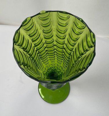 Large Vintage Handcrafted Murano Glass Chalice in the Style of Carlo Scarpa, 1950s-TKI-956056