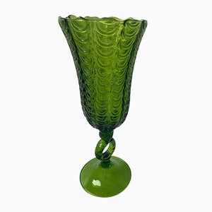 Large Vintage Handcrafted Murano Glass Chalice in the Style of Carlo Scarpa, 1950s-TKI-956056