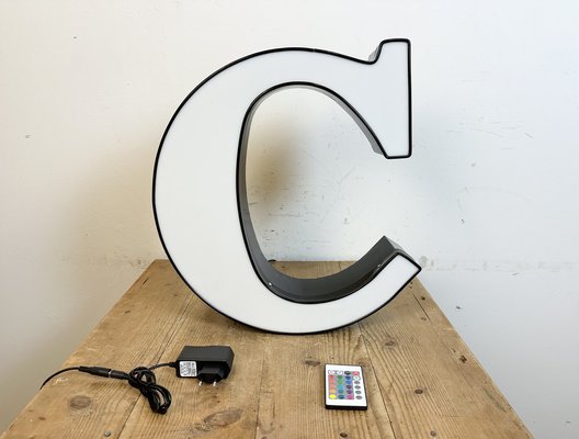 Large Vintage Illuminated Letter C, 1970s-CGF-1731833