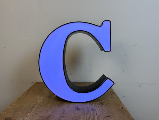 Large Vintage Illuminated Letter C, 1970s-CGF-1731833