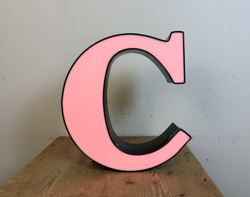 Large Vintage Illuminated Letter C, 1970s-CGF-1731833