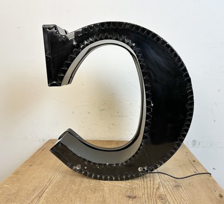 Large Vintage Illuminated Letter C, 1970s-CGF-1731833