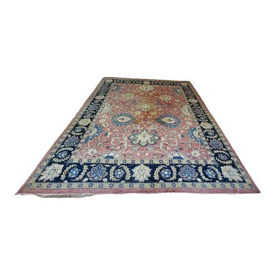 Large Vintage Indian Traditional Hand-Knotted Rug-TCS-1362304