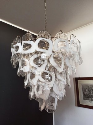 Large Vintage Italian Murano Chandelier from Vistosi, 1990s-FHZ-1276848