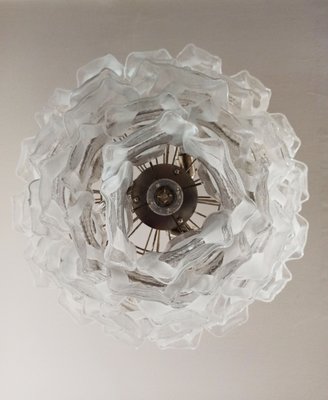 Large Vintage Italian Murano Chandelier from Vistosi, 1990s-FHZ-1276848