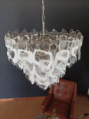 Large Vintage Italian Murano Chandelier from Vistosi, 1990s-FHZ-1276848