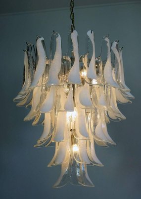 Large Vintage Italian Murano Chandelier with 52 Glass Petals, 1970s-MBH-1032731