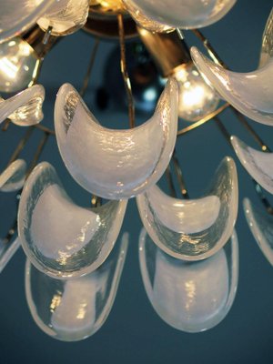 Large Vintage Italian Murano Chandelier with 52 Glass Petals, 1970s-MBH-1032731