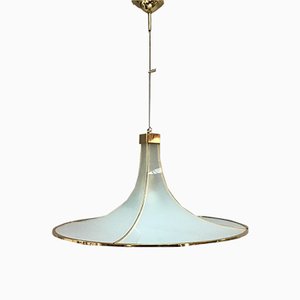 Large Vintage Italian Pendant Lamp in Murano Glass from Fontana Arte-SU-632310