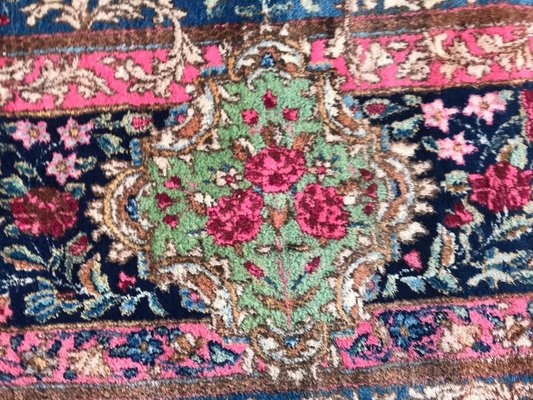 Large Vintage Kirman Style Rug, 1940s-YMM-1801604