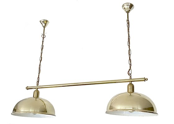 Large Vintage Pendant Light in Brass, 1960s-GUT-2036710