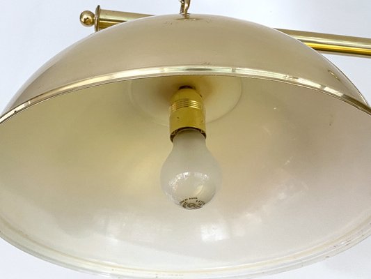 Large Vintage Pendant Light in Brass, 1960s-GUT-2036710