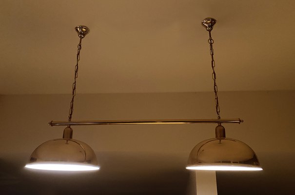 Large Vintage Pendant Light in Brass, 1960s-GUT-2036710