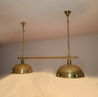 Large Vintage Pendant Light in Brass, 1960s-GUT-2036710