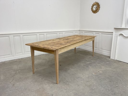 Large Vintage Pine Table, 1940s-PB-2039176