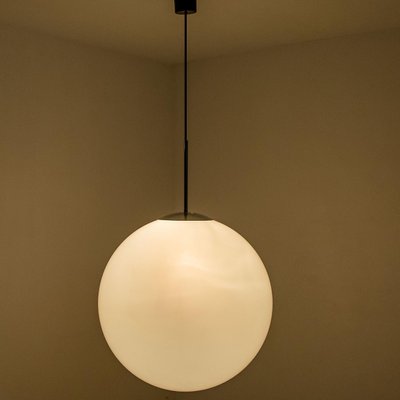 Large Vintage Plastic Globe Pendant Light from Philips, 1970s-VDW-1018072