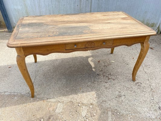 Large Vintage Table in Carved Oak, 1890s-ZYJ-2022661