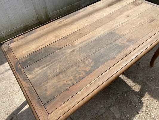 Large Vintage Table in Carved Oak, 1890s-ZYJ-2022661