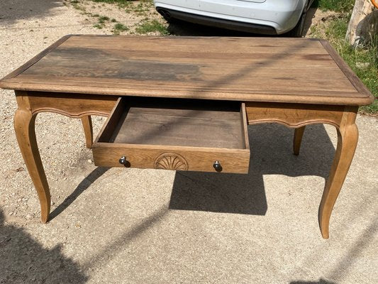 Large Vintage Table in Carved Oak, 1890s-ZYJ-2022661