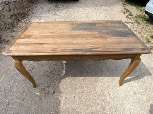 Large Vintage Table in Carved Oak, 1890s-ZYJ-2022661