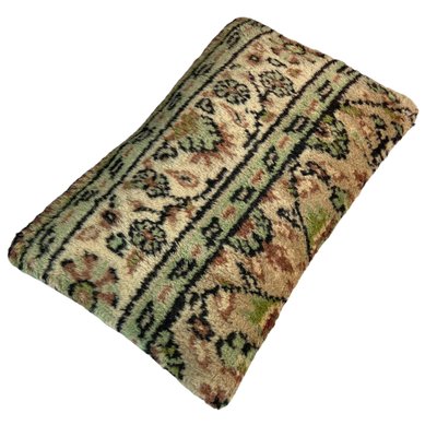 Large Vintage Turkish Handmade Rug Cushion Cover-AIV-1304476