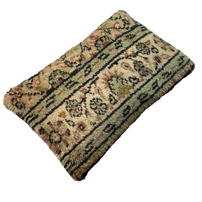 Large Vintage Turkish Handmade Rug Cushion Cover-AIV-1304476