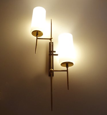 Large Vintage Wall Lights from Lunel, 1960s, Set of 2-GUT-2027974