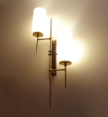 Large Vintage Wall Lights from Lunel, 1960s, Set of 2-GUT-2027974