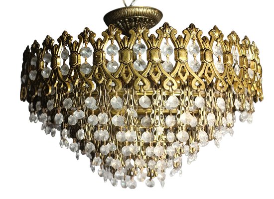 Large Vintage Waterfall Chandelier-ZVO-1792263