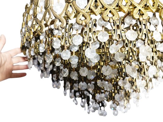 Large Vintage Waterfall Chandelier-ZVO-1792263