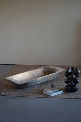 Large Wabi Sabi Wooden Bowl, Sweden, 1800s-MXF-1450583