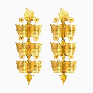 Large Wall Lights by Barovier & Toso, Italy, Set of 2-VDW-839039