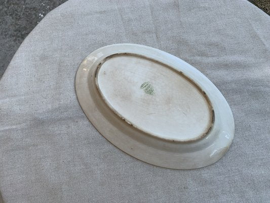 Large White Oval Serving Dish, 1950-OXJ-1722223