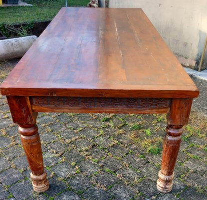 Large Wooden Dining Table-KIM-1742812