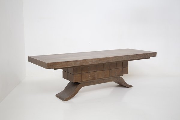 Large Wooden Dining Table attributed to Paolo Buffa, 1950s-RCE-1393706