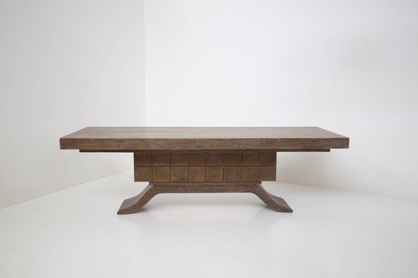 Large Wooden Dining Table attributed to Paolo Buffa, 1950s-RCE-1393706