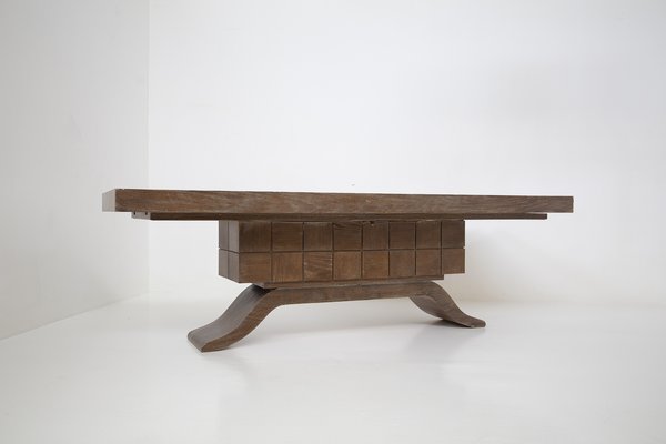 Large Wooden Dining Table attributed to Paolo Buffa, 1950s-RCE-1393706