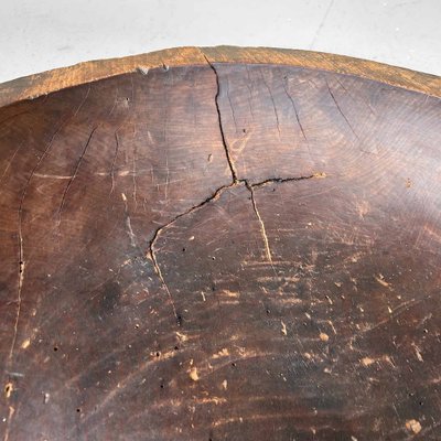 Large Wooden Dough Bowl, Japan, 1890s-DWL-1702574