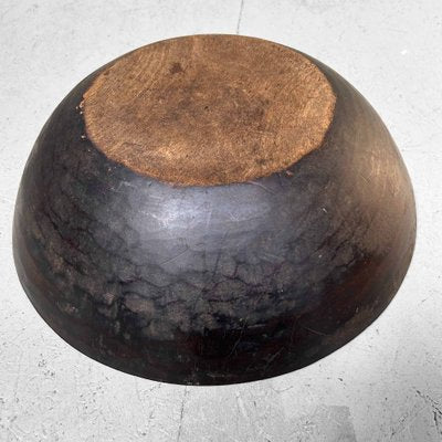 Large Wooden Dough Bowl, Japan, 1890s-DWL-1702575