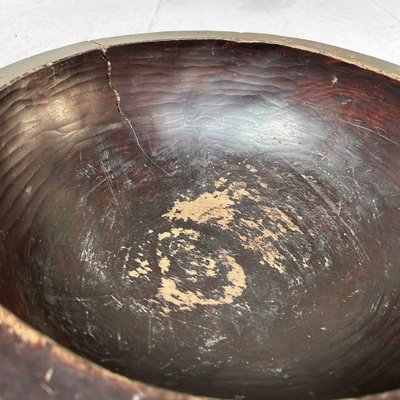 Large Wooden Dough Bowl, Japan, 1890s-DWL-1702575