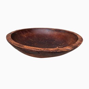 Large Wooden Dough Bowl, Japan, 1890s-DWL-1702574