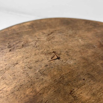 Large Wooden Urushi Dough Bowl, Japan, 1890s-DWL-1713121