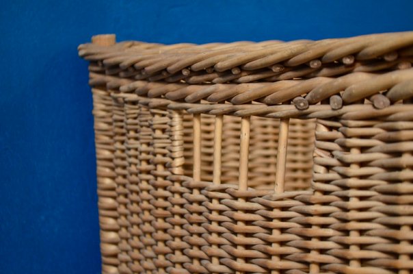 Large Woven Wicker Trunk, 1970s-AIU-1417423