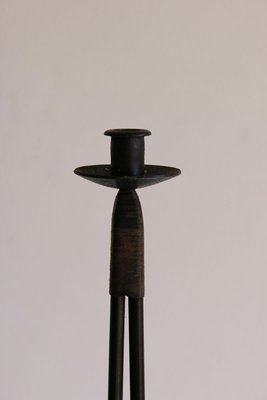 Large Wrought Iron Floor Candelabra, 1950s-PLT-890740