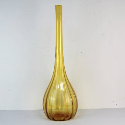 Large Yellow Crystal Vase-NE-1799317