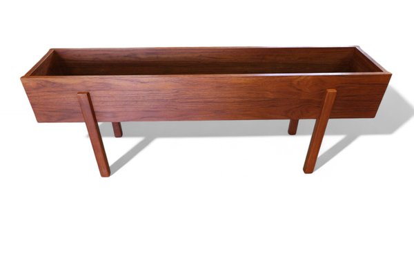 Larger Danish Flower Table in Teak, 1960s-BPJ-2027042