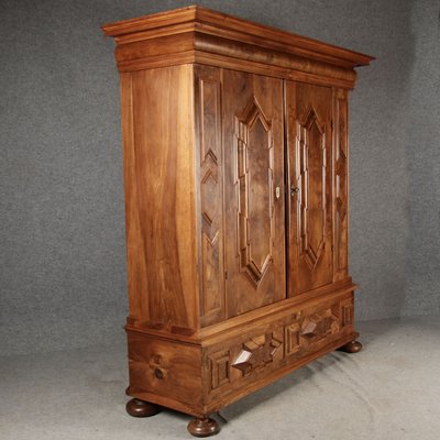 Late 17th Century Renaissance Walnut Cabinet, 1700s-DXD-2033238