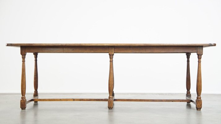 Late 18th Century English 10-Seater Oak Dining Table-HPP-2024319