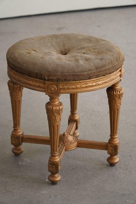 Late 18th Century Gustavian Swedish Round Stool-MXF-1385308