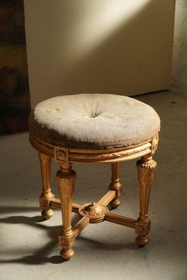 Late 18th Century Gustavian Swedish Round Stool-MXF-1385308